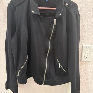 Apt. 9 Black Women's Motor Jacket